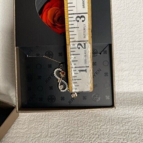 NWB Joyen Women's Gold Pendant Necklace with Cubic Zirconia for Wife Girlfriend - Picture 4 of 14